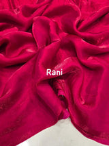 Plain Space silk dual tone saree