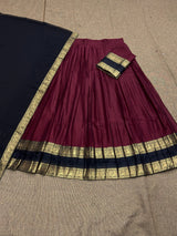 Chettinad style half sarees