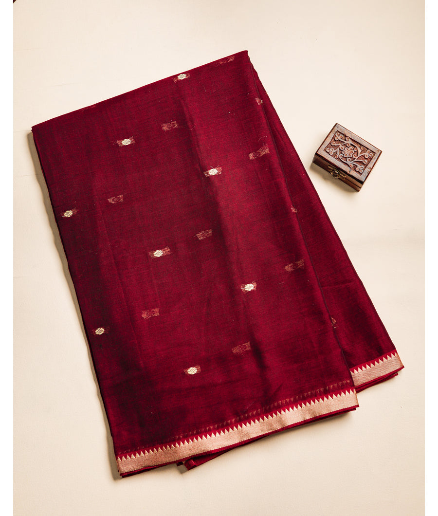Narayanpeta Buttis temple boarder saree