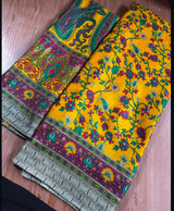 Original Pashmeena saree with Shawl