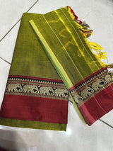 Narayanpeta Elephant Big boarder dress material