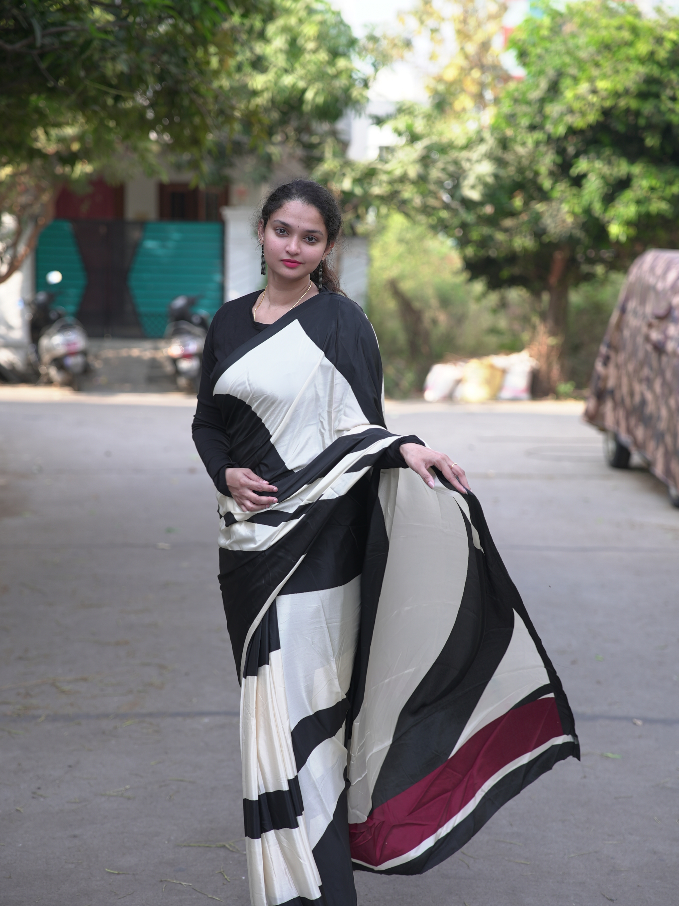 Pure modal Silk Saree