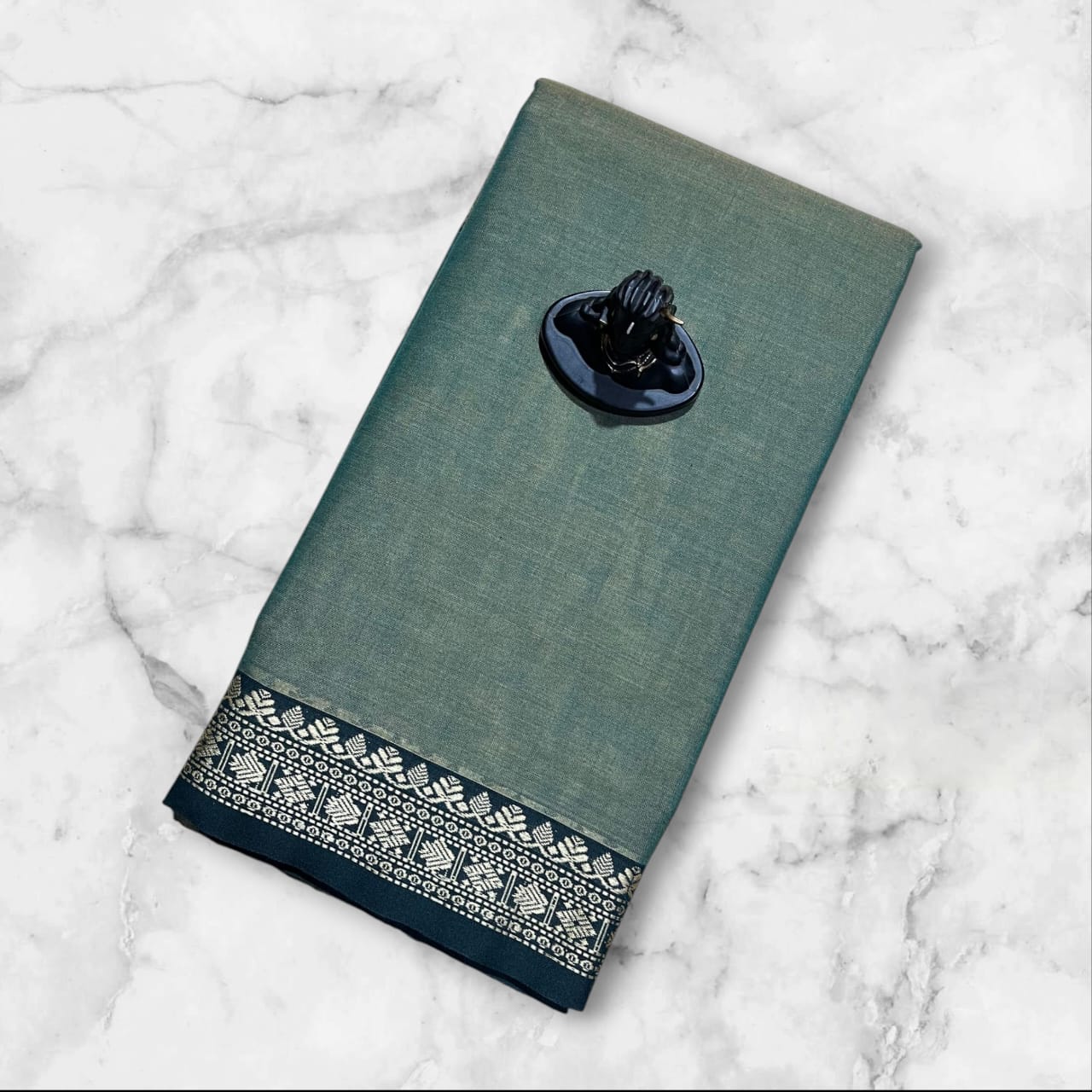 Narayanpeta mercerised cotton saree Rudraksha Sindoor boarder
