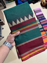 Narayanpeta kanchi style temple boarder saree