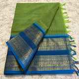 Chettinadu Pure Cotton kanchi zari Saree