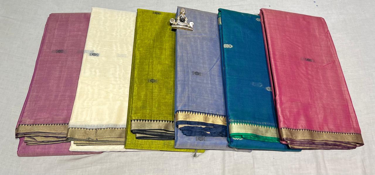 Narayanpeta Buttis temple boarder saree