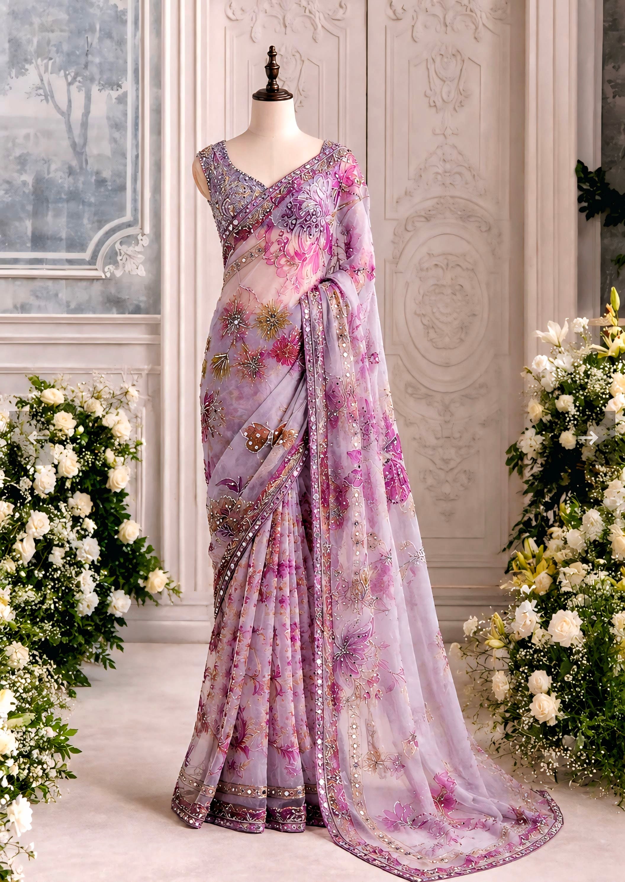 Leela- Celebrity inspired taby silk saree