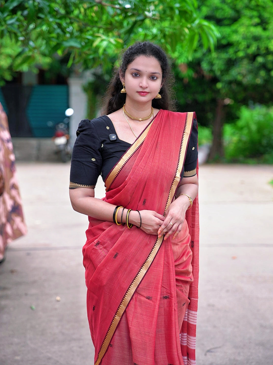 Narayanpeta Buttis temple boarder saree