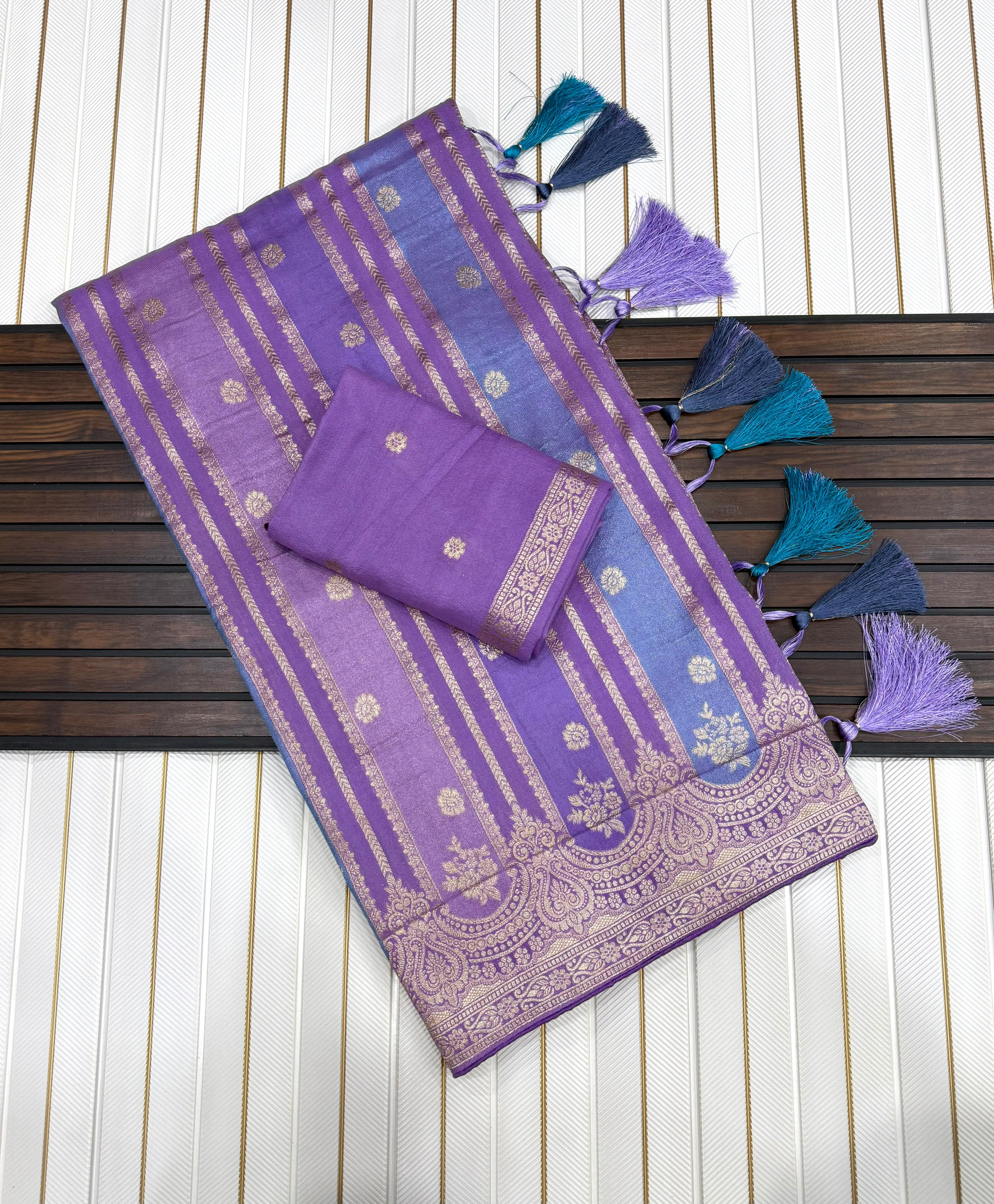 Soft kaddi georgette rangkat design sarees