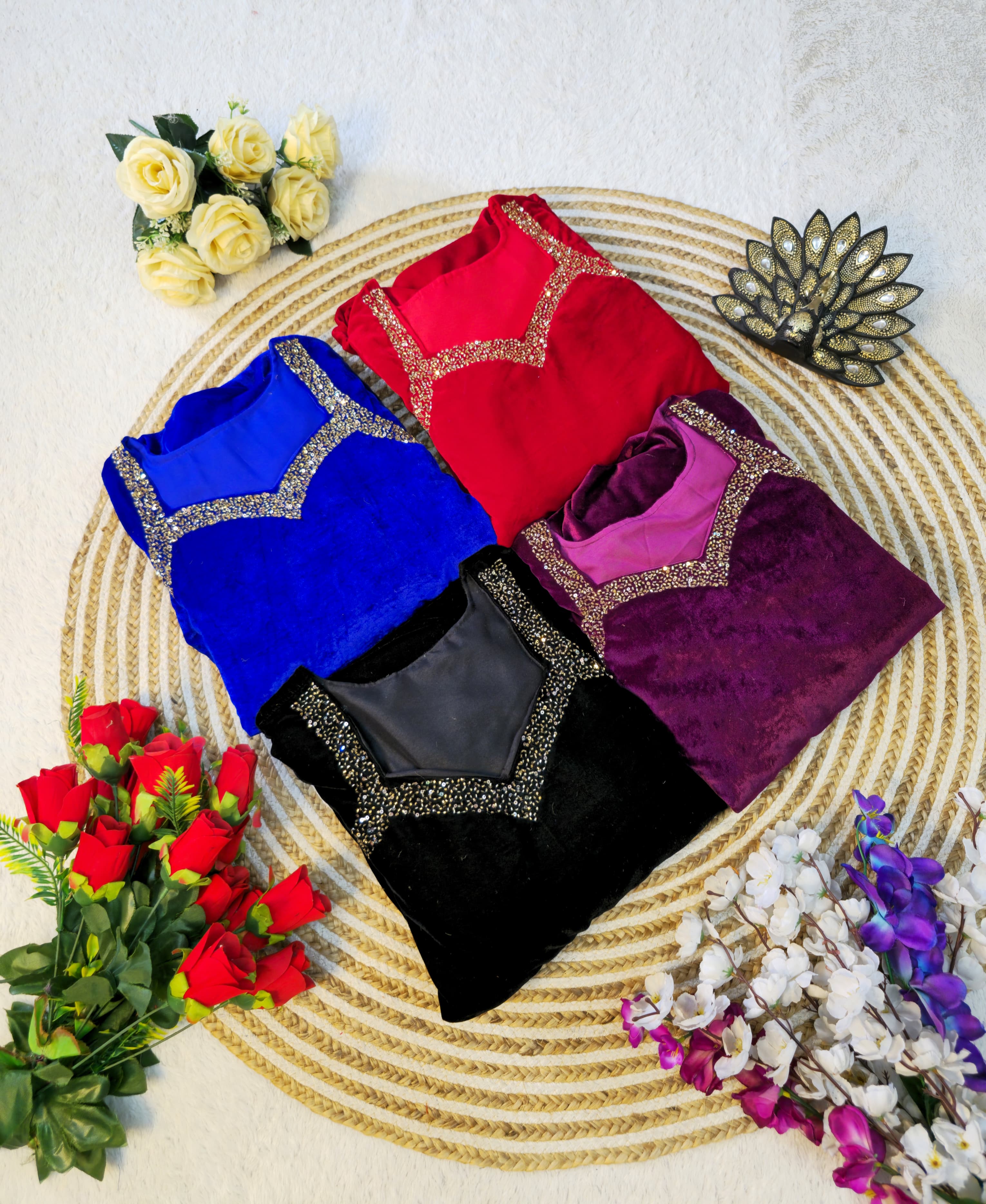 Velvet frocks