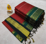 Kalyani pattu cotton checks saree