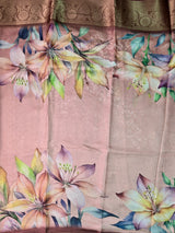 Fancy Kala Silk Print Saree