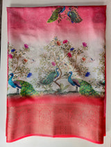 Soft Tussar Print Saree