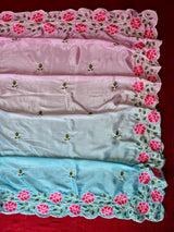 Chinnon Embroidery Saree