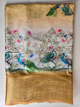 Soft Tussar Print Saree