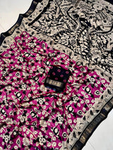 Soft Kalamkari silk saree