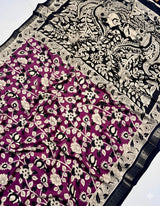 Soft Kalamkari silk saree