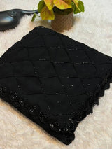 Georgette handwork saree