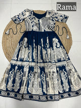 Muslin kalamkari frocks
