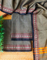Narayanpeta Handloom Rudraksha boarder Dress material