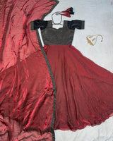 Spark space silk party wear fully stitched dress