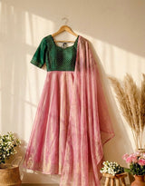 Spark space silk party wear fully stitched dress