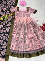 Kalamkari Anarkali