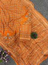 Budget range kareena kapoor inspired ajrak saree
