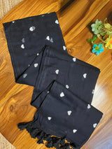 Mul cotton heart embroidery saree