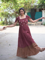 Pure mul mul cotton gown