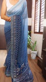 Kareena Kapoor inspired multi shade saree