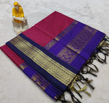 Kalyani pattu cotton checks saree