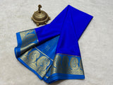 Mysore silk contrast budget friendly saree