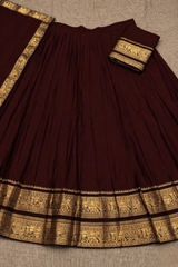 Chettinad style half sarees