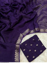 Viscose chinnon soft saree