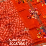 Pure Mangalagiri pattu Digital print sarees