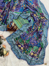 Premium Laya celeb inspired ajrak saree