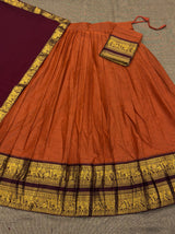 Chettinad style half sarees