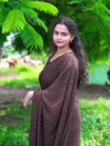 Coffee crush original beads buttis saree