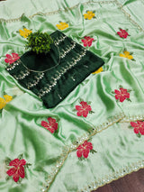 Soft rangoli silk saree