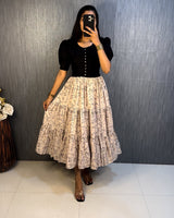 Hakuba muslin maxi frocks