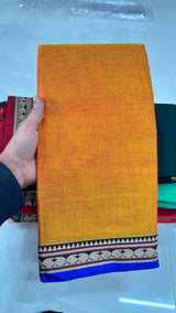 Narayanpeta mango cashew boarder saree
