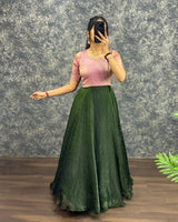 Spark space silk party wear fully stitched dress