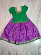 Customised maggam pattu parikini for kids
