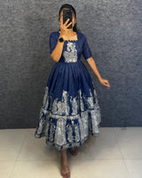 Kota fabric kalamkari frocks