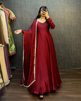 Space silk crush trending anarkali 2pc set