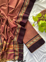 Narayanpeta Elephant Big boarder dress material