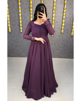 Beautiful Georgette Gown with Duppatta