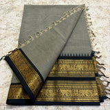 Chettinadu Pure Cotton kanchi zari Saree