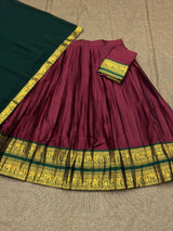Chettinad style half sarees